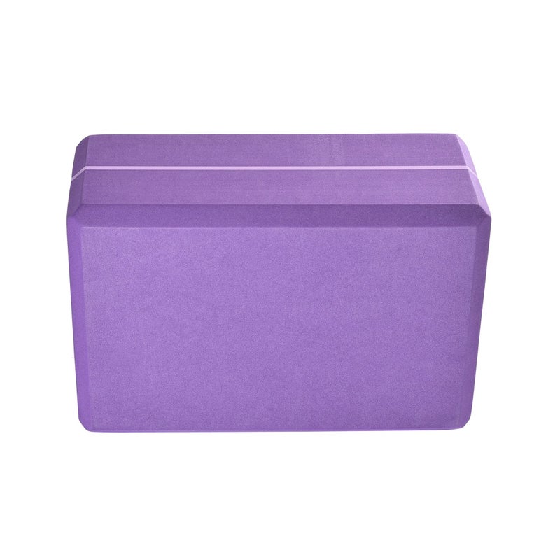 Hugger Mugger 4 in. Foam Yoga Block (Purple) - Image 3